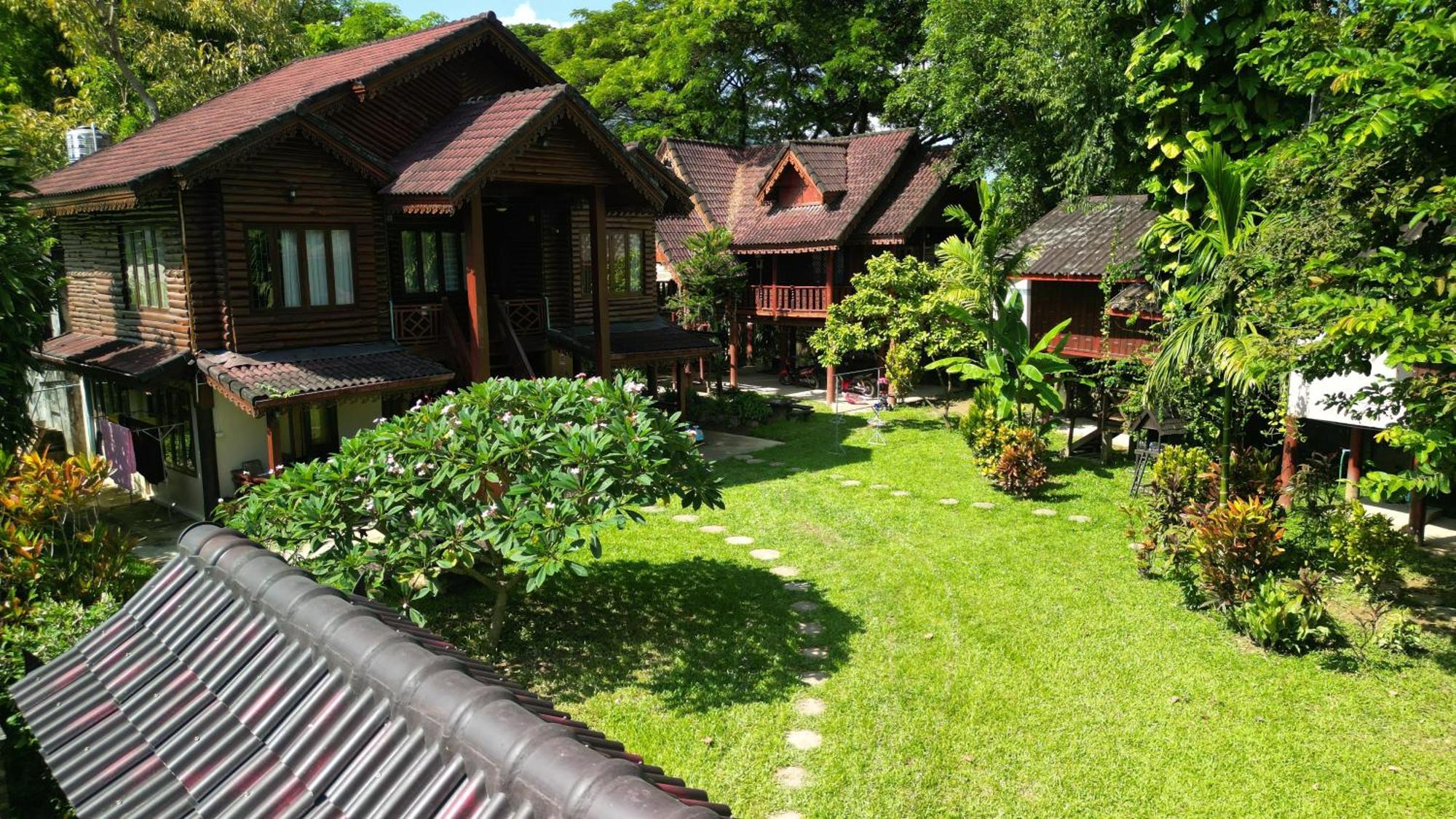 Namsong Bridge Bungalows Vang Vieng Bagian luar foto