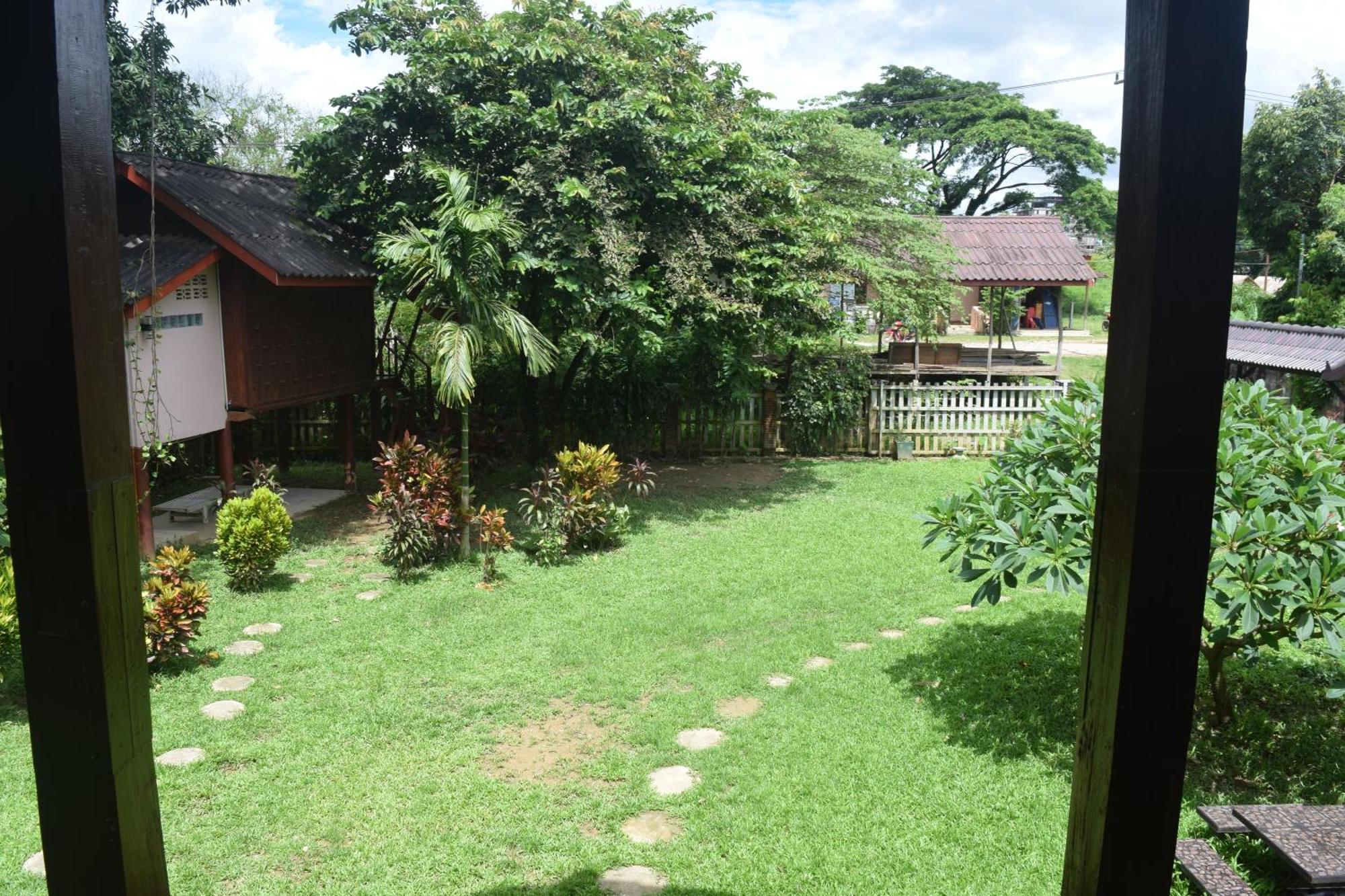 Namsong Bridge Bungalows Vang Vieng Bagian luar foto