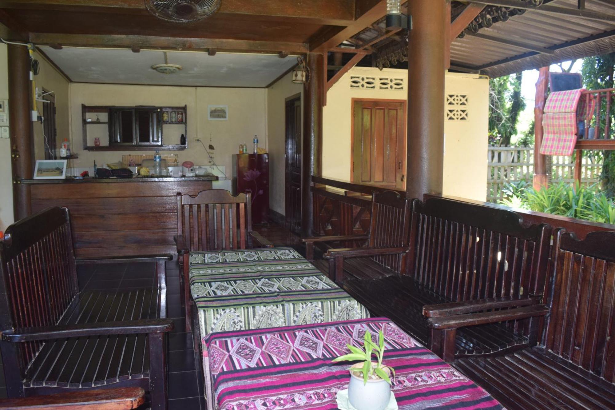Namsong Bridge Bungalows Vang Vieng Bagian luar foto